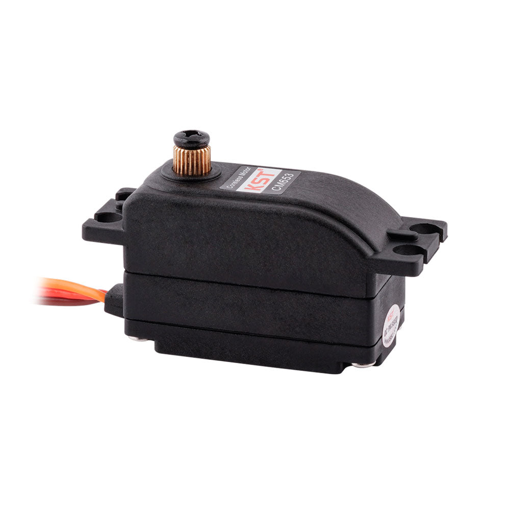 CM653 Low Profile Coreless DC Motor Metal Gear Servos IP65 Waterproof 18Kgf.cm 0.08sec for 1/10th Scale Trucks, Rock Crawlers, Drift & Touring Cars