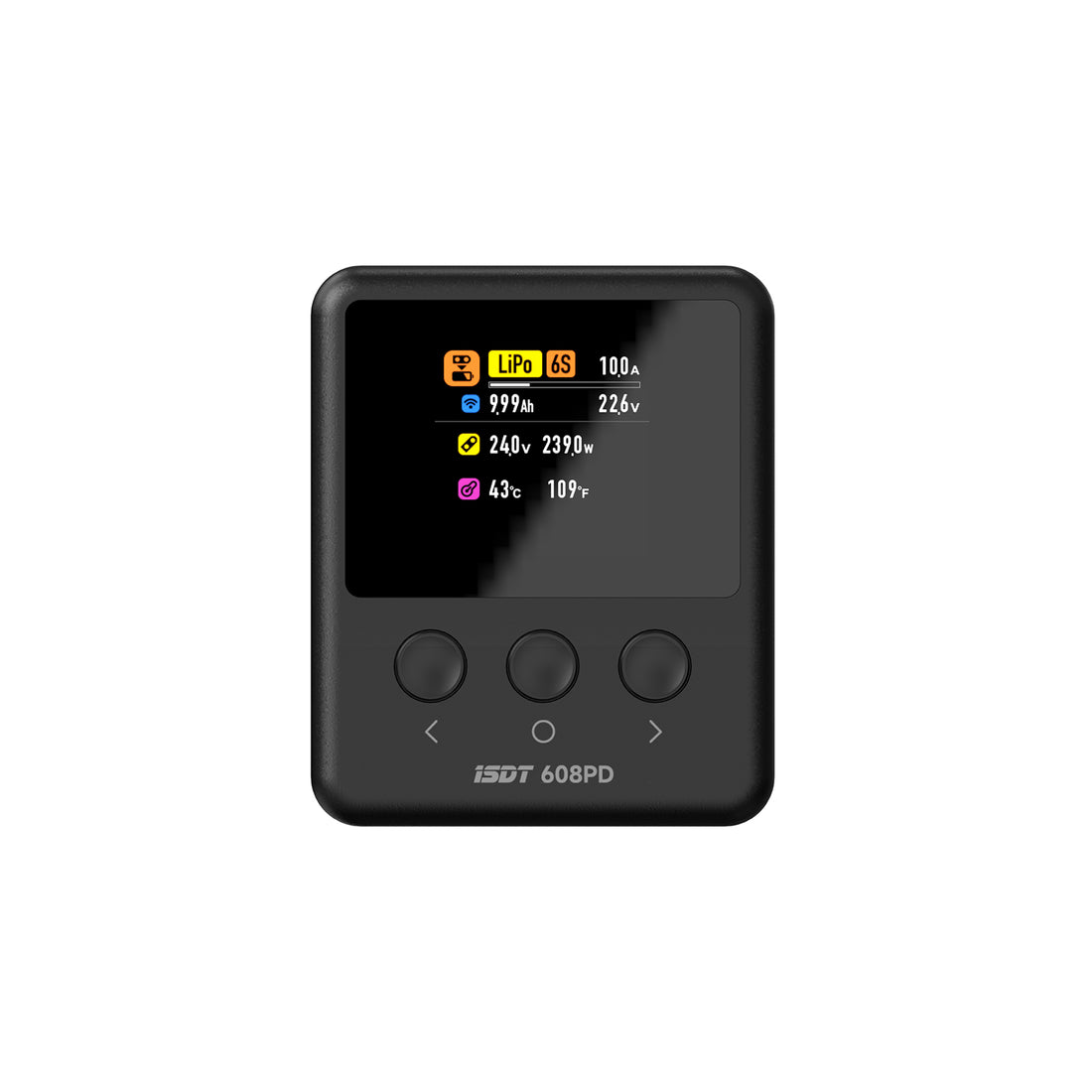 ISDT 608PD DC 240W 10A USB C 140W 5A Smart Digital Charger ISDT 608PD DC 240W 10A USB C 140W 5A Smart Digital Charger