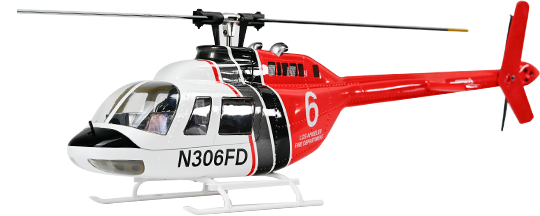 Flywing Bell-206 V3 6CH RC GPS Stabilized Scale helicopter 450L size Fuselages with H1