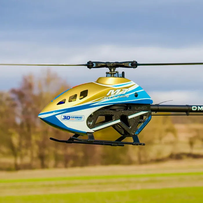 OMPHOBBY M7 RC Helicopter Frame Kit (with RotorTech 700mm blades and 106mm tail blades)