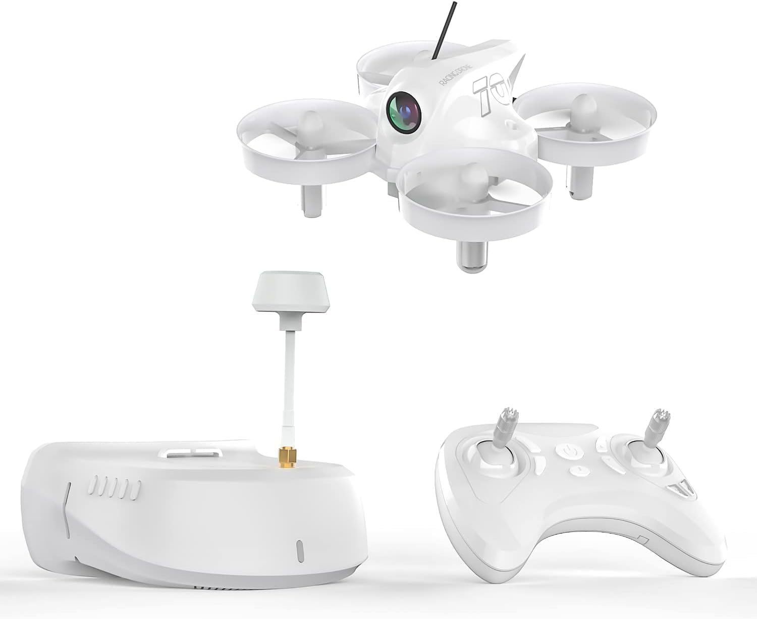 First Step RC FPV101 Ready to Fly FPV Drone Radio Combo Goggle with Head Tracking