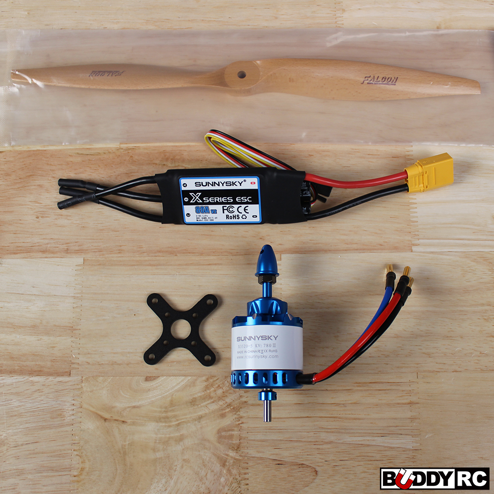 Buddy RC 60 Size Nitro electric conversion Kit (4s)