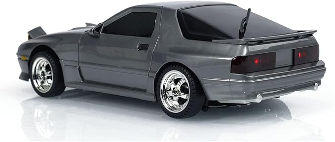 Silver LDRC 1/18 Rx7 RC Racing Car RWD Gyroscope Wireless Control Drift Vehicles LD1802 Light - Buddy RC