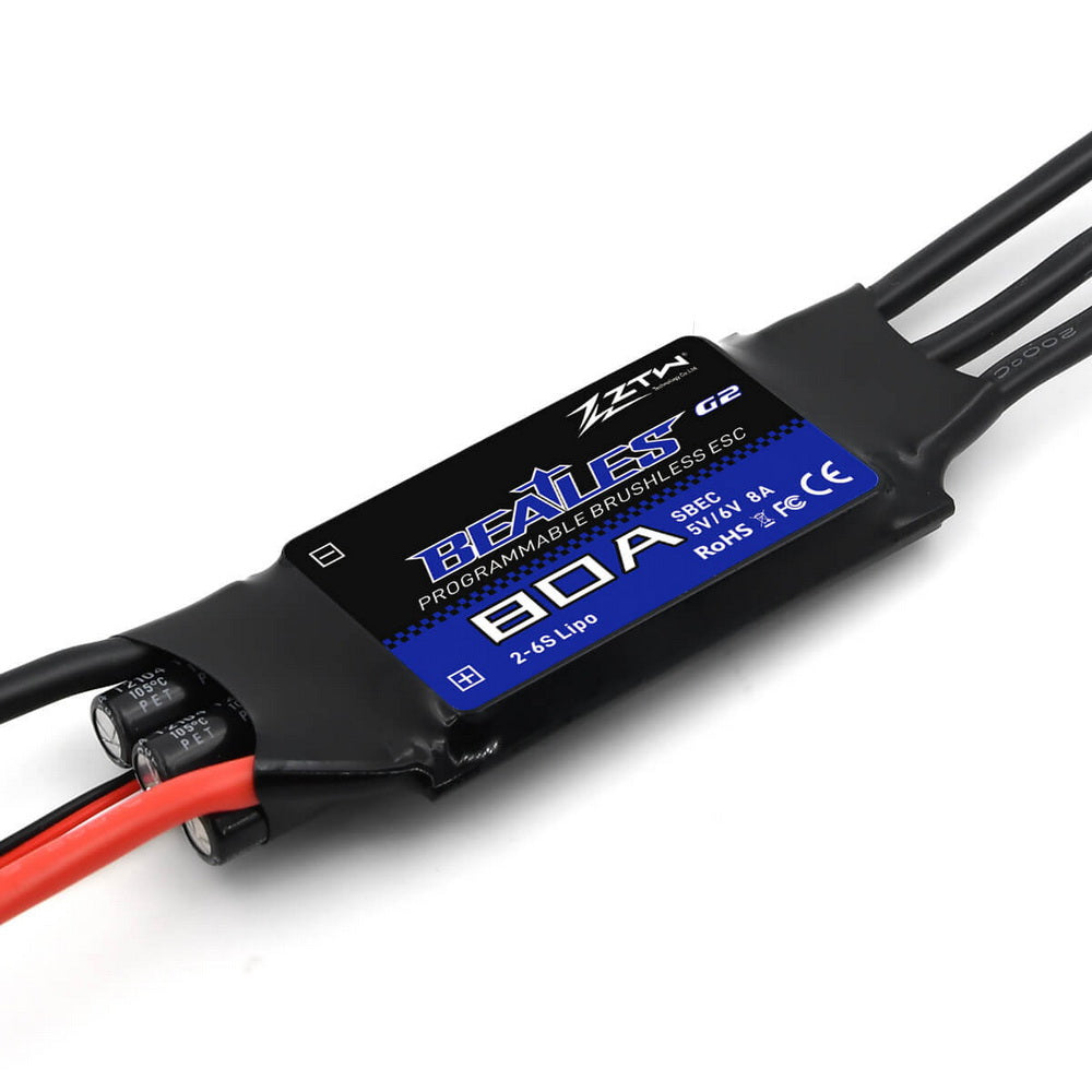 ZTW Beatles 80A SBEC G2 Series ESC for Airplanes