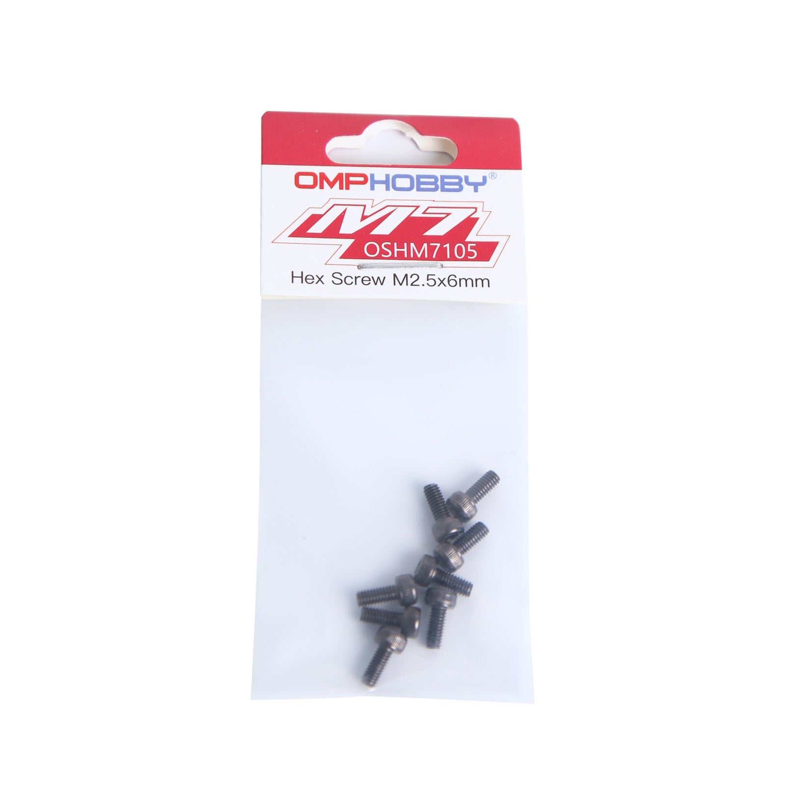 OMP HOBBY M5/M6/M7 Helicopter Parts Hex Screw M2.5x6 OSHM7105