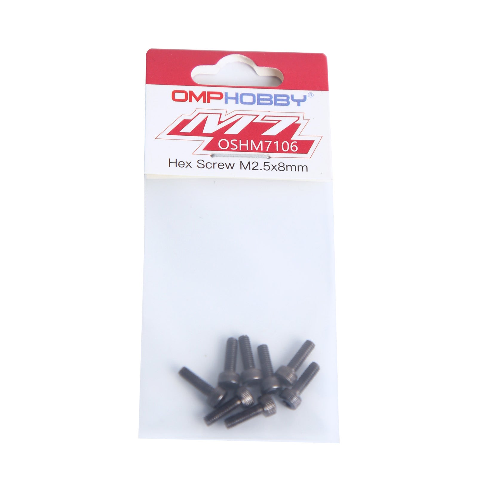 OMP HOBBY M5/M6/M7 Helicopter Parts Hex Screw M2.5x8 OSHM7106