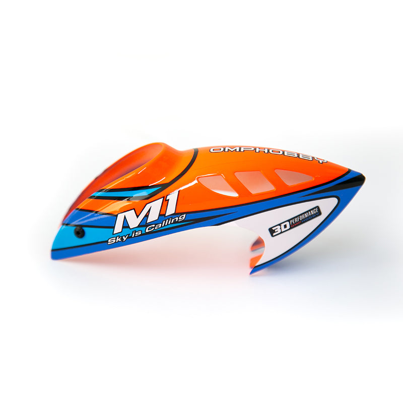 OMPHOBBY M1 V3 PRO RC Helicopter Parts Canopy-Orange OSHM1261