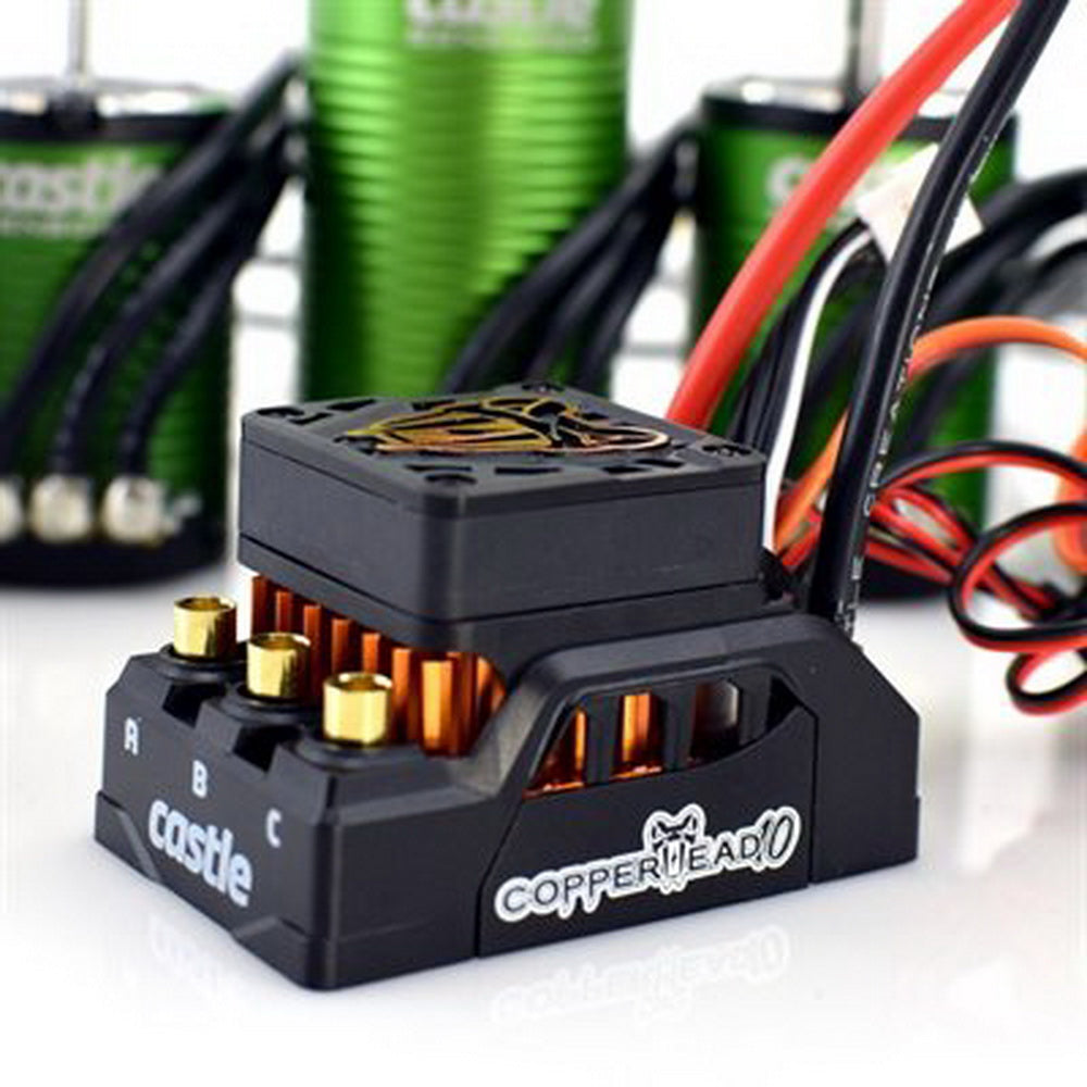 Castle Creations CopperHead 10 Sensored ESC Crawler Edition with 1406 3800KV Sensored Motor