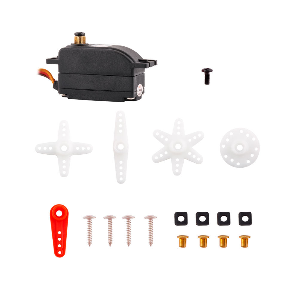 CM653 Low Profile Coreless DC Motor Metal Gear Servos IP65 Waterproof 18Kgf.cm 0.08sec for 1/10th Scale Trucks, Rock Crawlers, Drift & Touring Cars