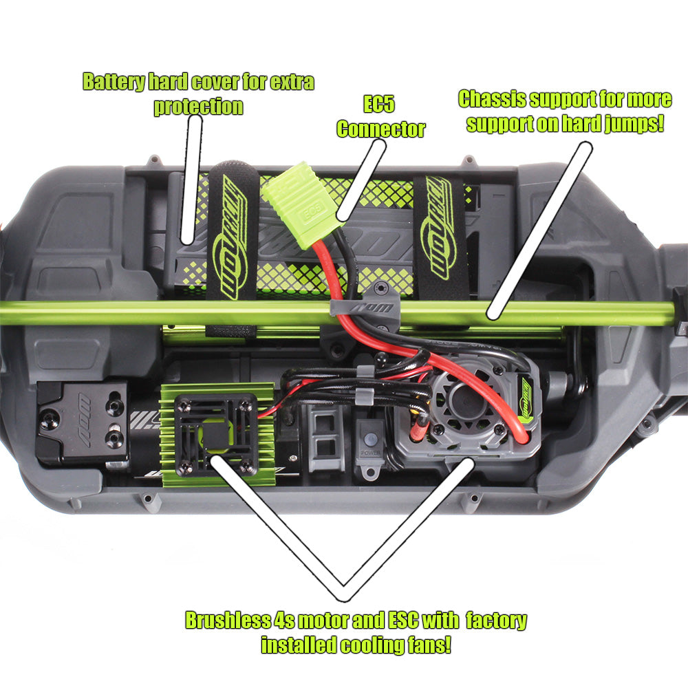 WOV Racing 1:9 scale R/C 4X4 Monster Truck