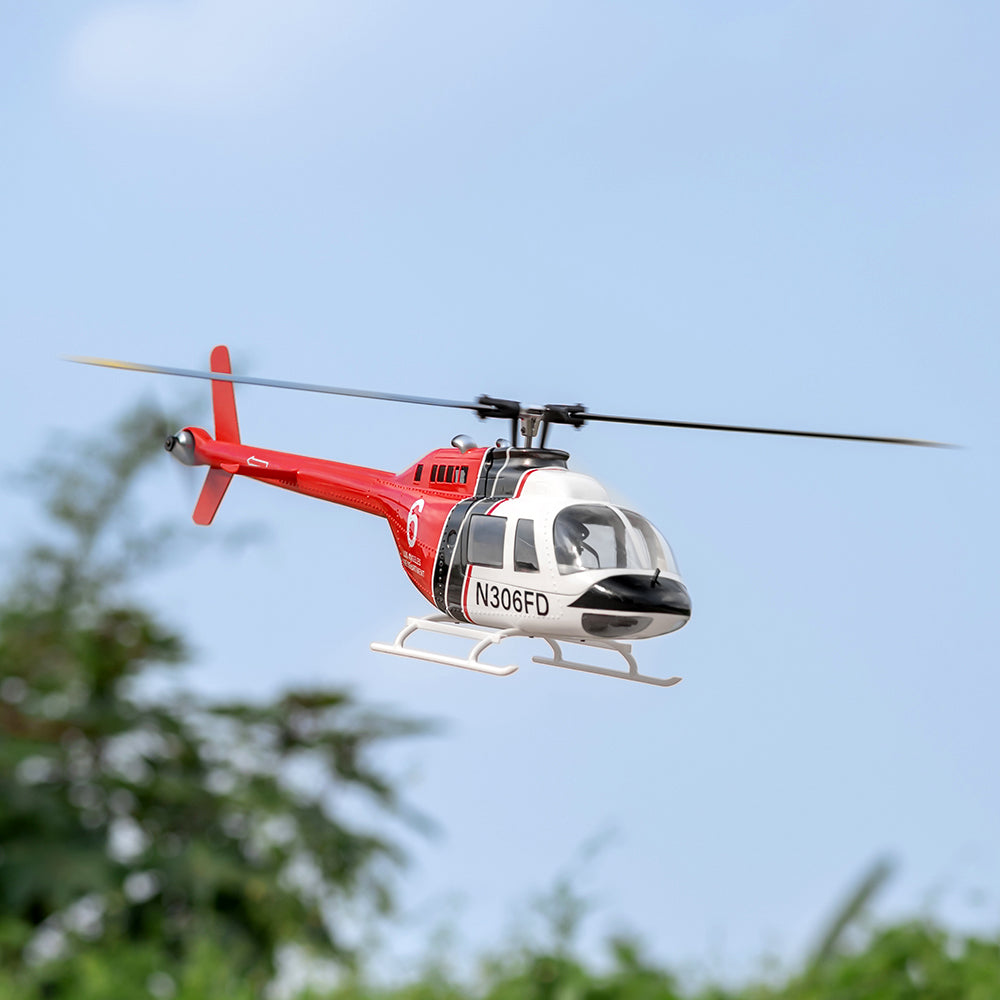 Flywing Bell-206 V3 6CH RC GPS Stabilized Scale helicopter 450L size Fuselages with H1