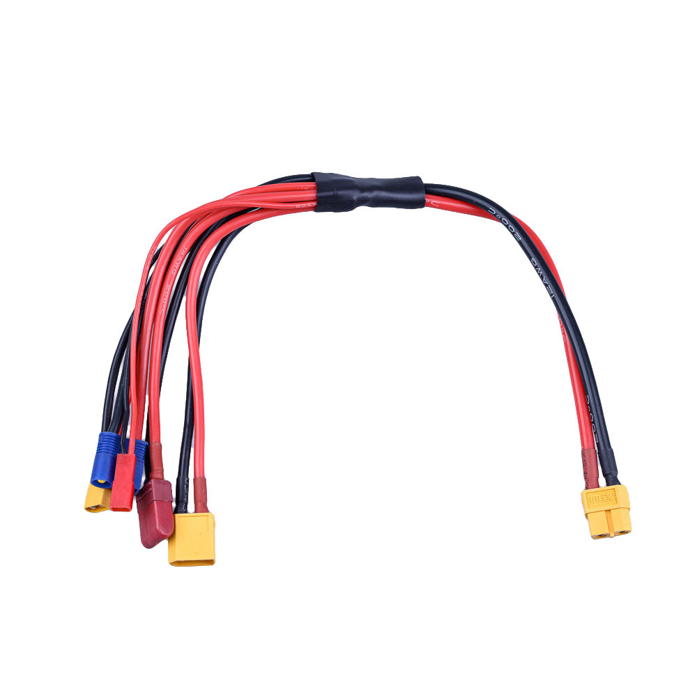 5 Output Universal Charge Cable XT30 XT60 T EC3 JST with XT60 Charger Side - Buddy RC