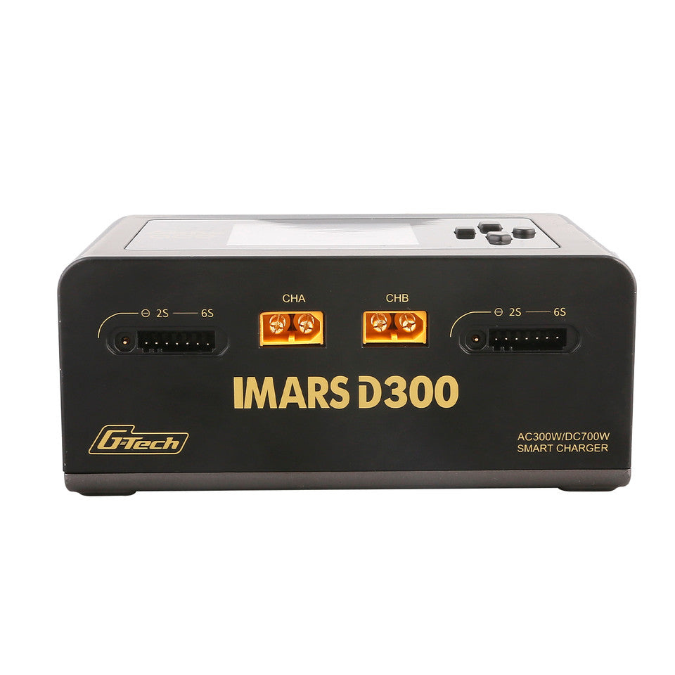 Gens Ace IMARS D300 G-Tech Dual Channel AC/DC 300W/700W RC Battery Charger