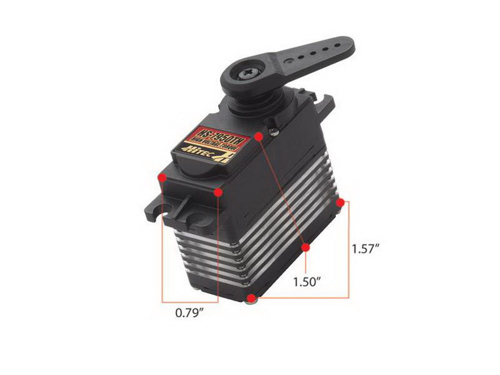 Hitec HS-7950TH High Voltage, Ultra Torque, Titanium Gear, Coreless Ultra Premium Servo