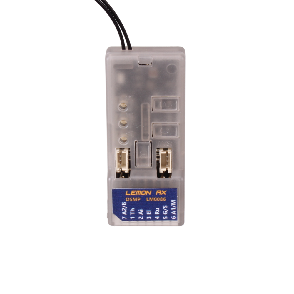 Lemon Rx DSMP 10-Channel Telemetry Stabilizer XT60 Energy Meter DSMX DSM2 Compatible