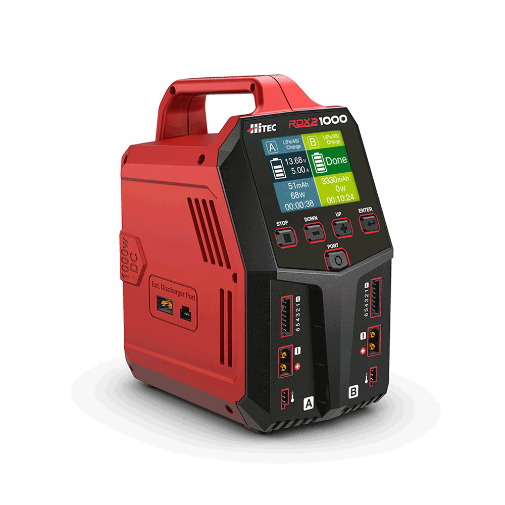 Hitec RDX2 1000 - Two Port 1000W DC 450W AC Battery Charger