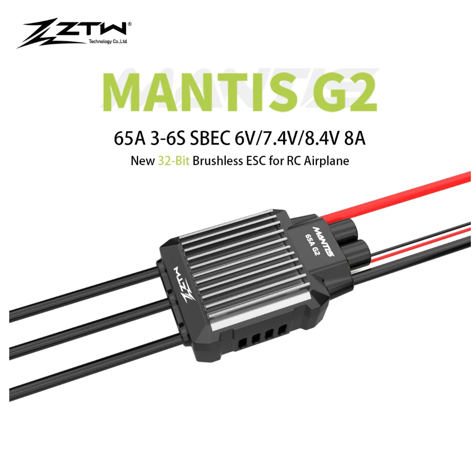 ZTW Mantis G2 Series 65A ESC For RC Model Aircraft