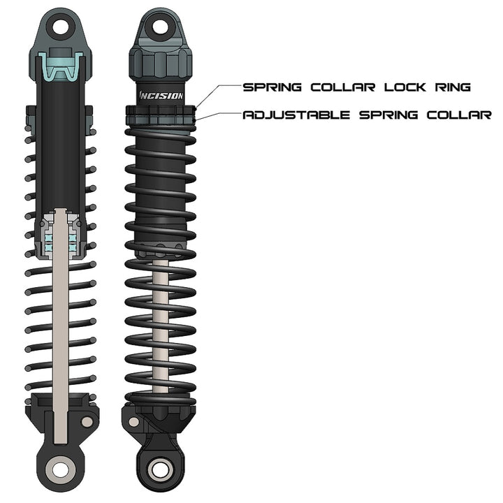 Incision 90mm Scale Shocks