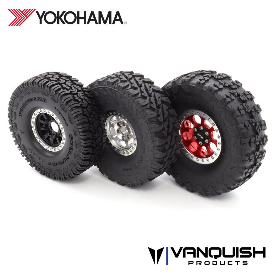 Vanquish Products Yokohama Geolandar X-MT 2.2 Tires (2) Red Compound - 5.1"