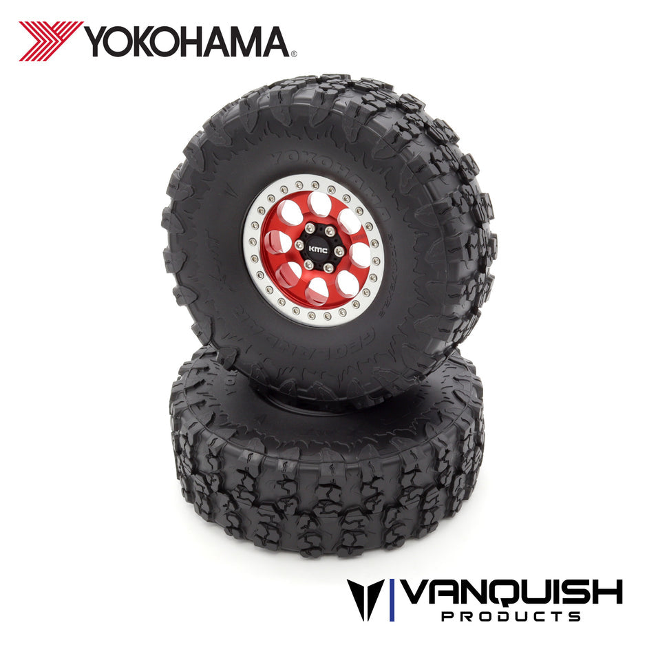 Vanquish Products Yokohama Geolandar X-MT 2.2 Tires (2) Red Compound - 5.1"