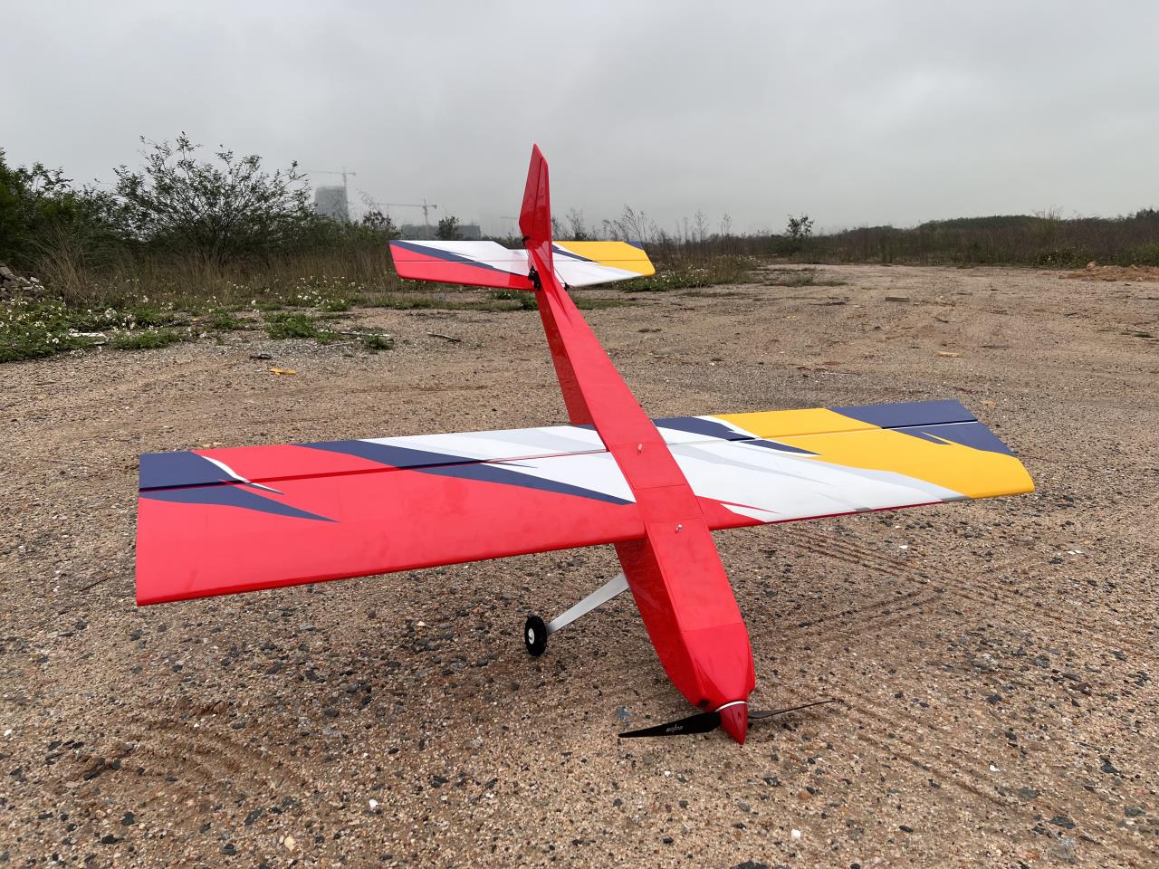 OMP Hobby 59" Challenger Balsa Airplane Receiver Ready