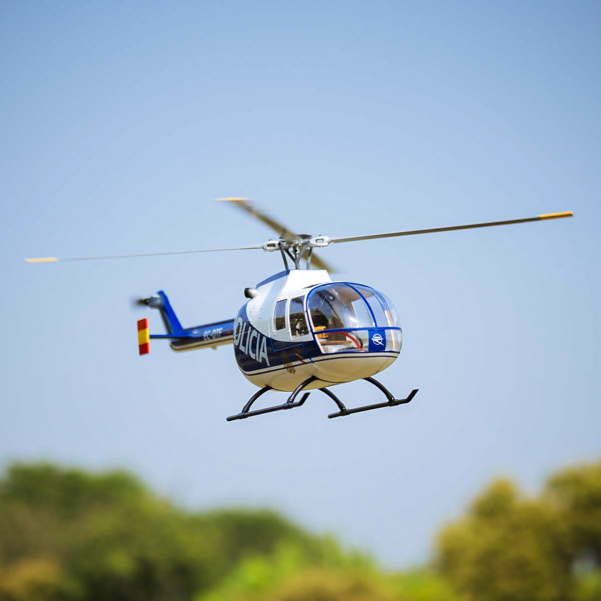 Flywing BO-105 Policia GPS Stabilized 6CH RC Scale helicopter 450L size RTF