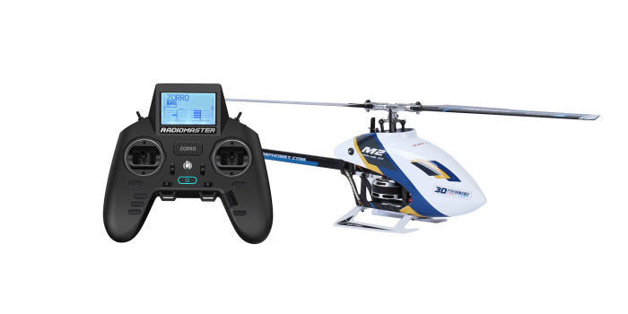 OMPHOBBY M2 RC Helicopter MK2 Version RTF with RadioMaster Zorro Transmitter