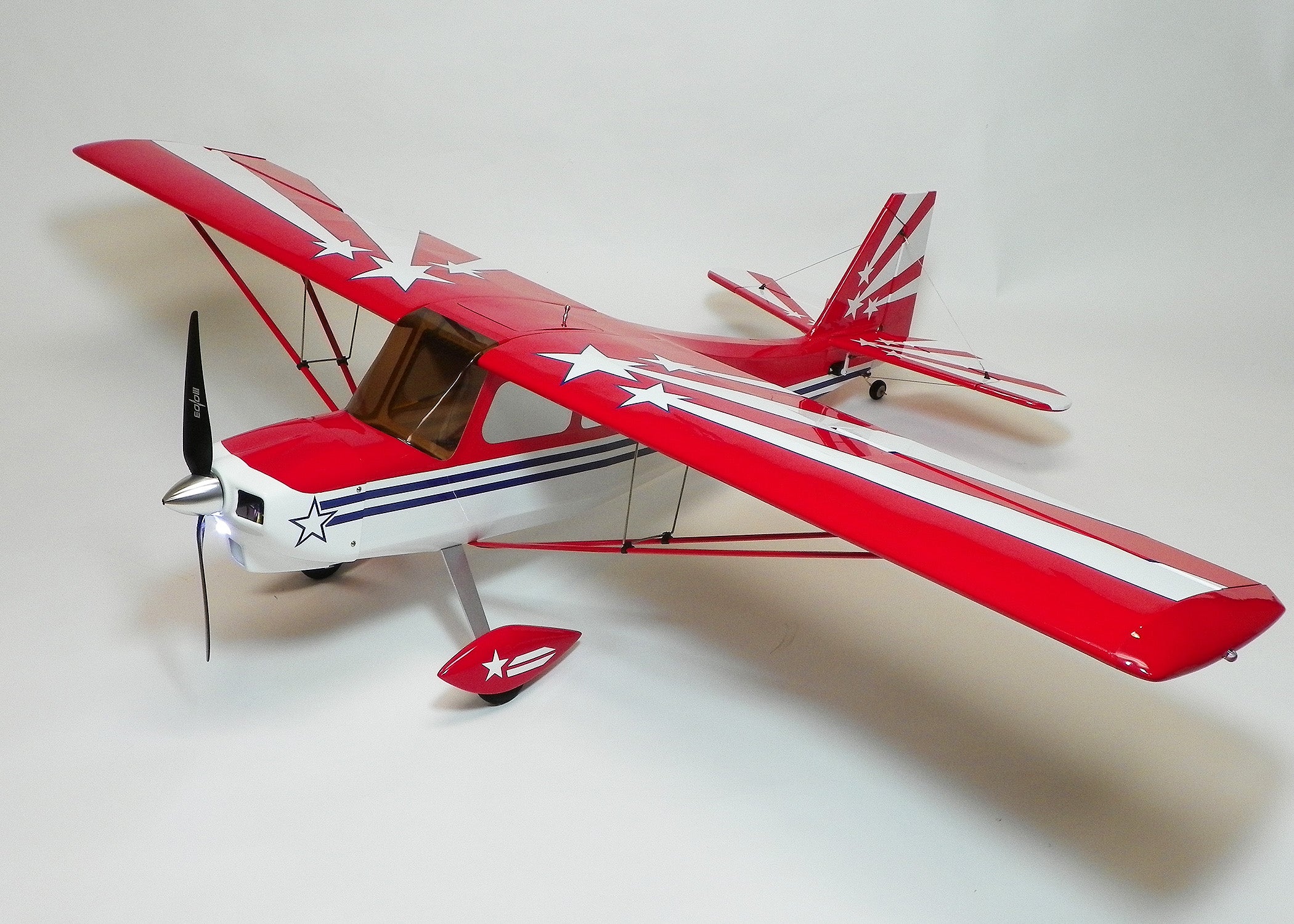 OMPHobby Super Decathlon 55 Inch Balsa Airplane ARF