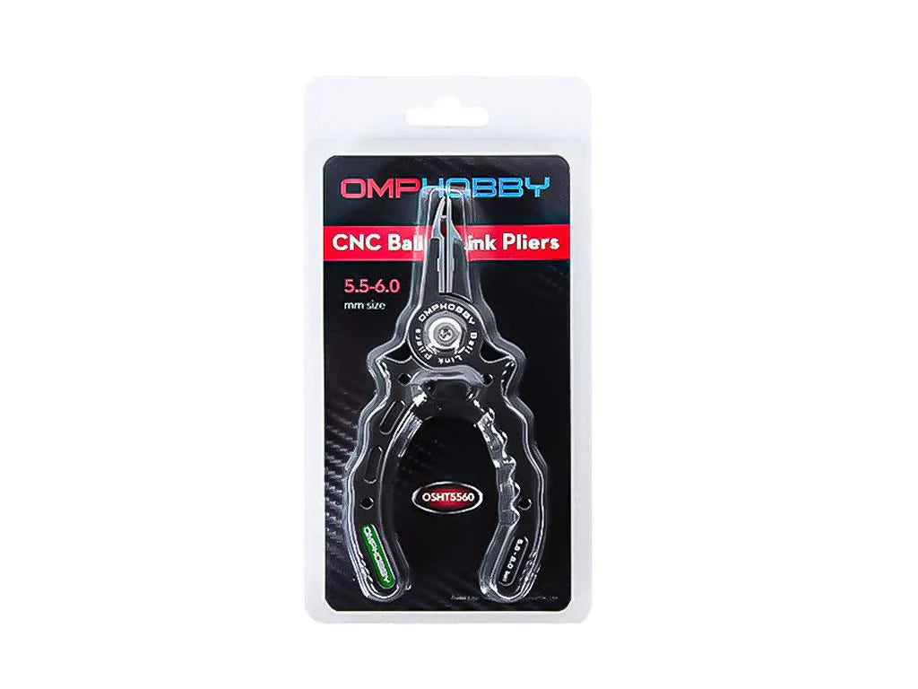 OMP HOBBY 5.5-6.0mm CNC Ball Link Pliers - Buddy RC