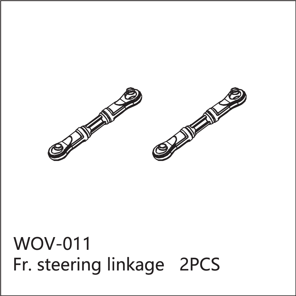 WOV-011 Wov Racing Front Steering Linkage