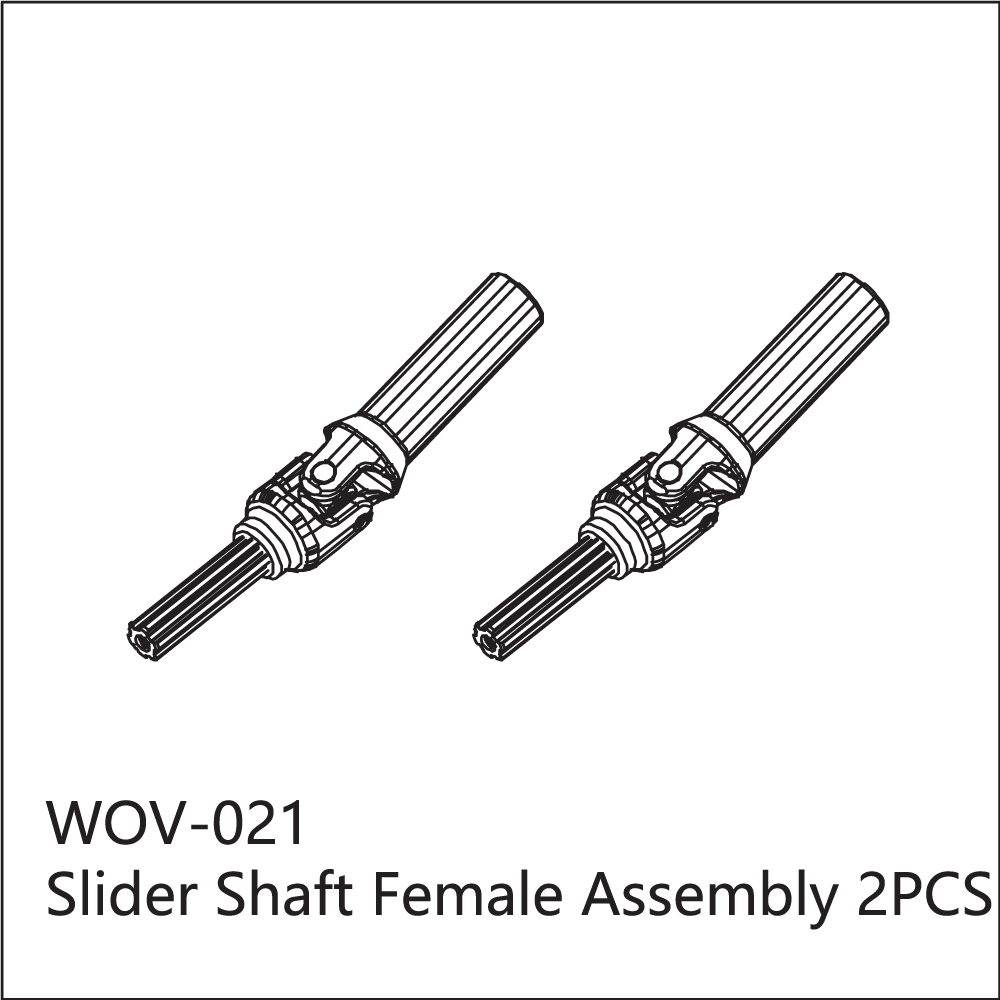 WOV-021 Wov Racing Outer Axle Shaft