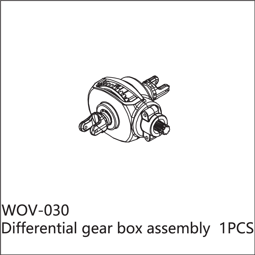 WOV-030 Wov Racing Differential Assembly
