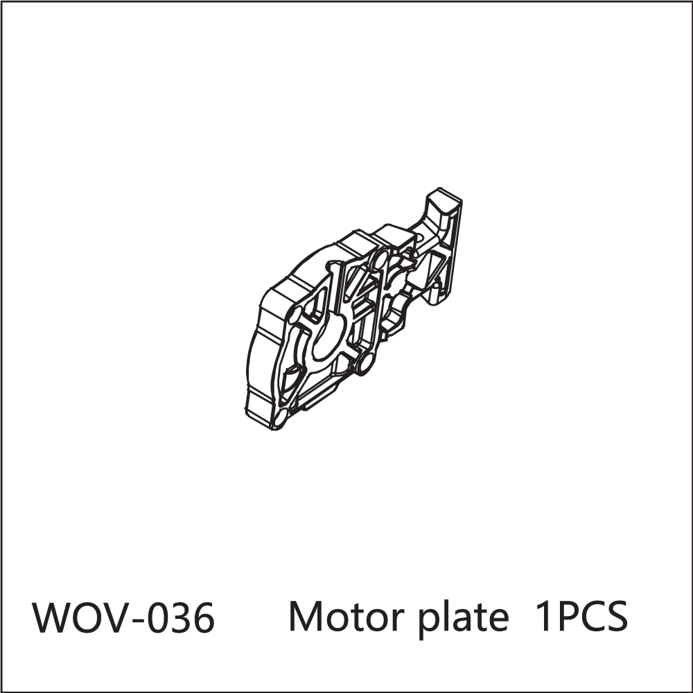 WOV-036 Wov Racing Motor plate