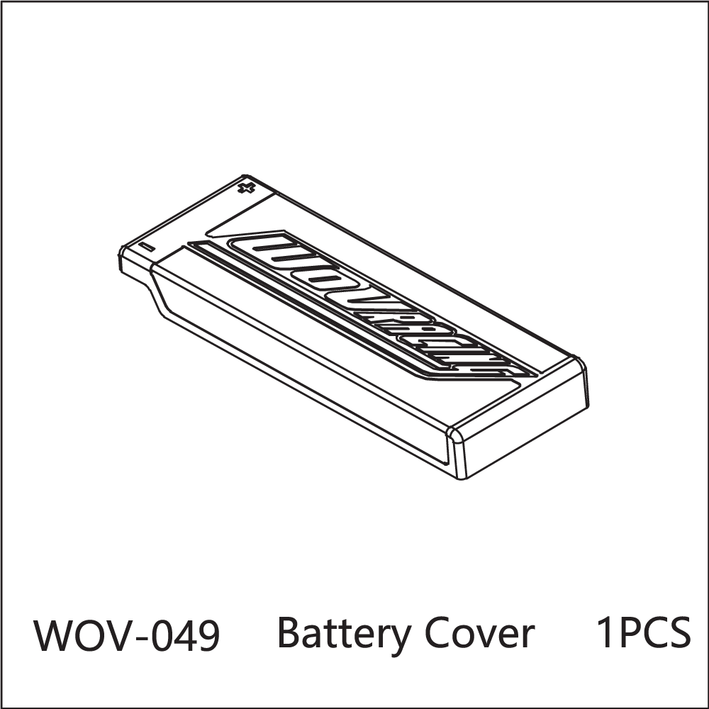 WOV-049 Wov Racing Battery Cover