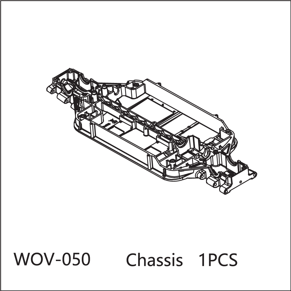 WOV-050 Wov Racing Lower Chassis
