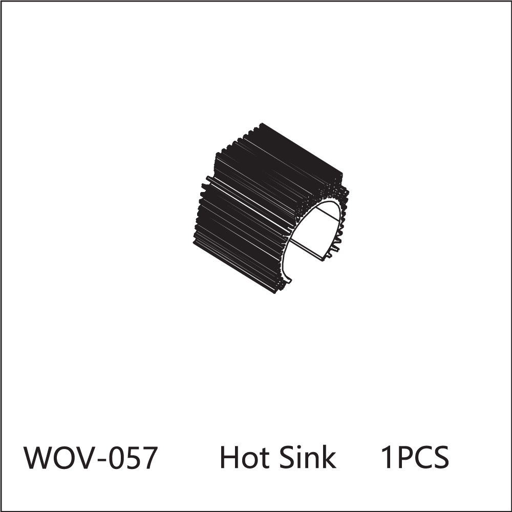 WOV-057 Wov Racing Motor Heat Sink