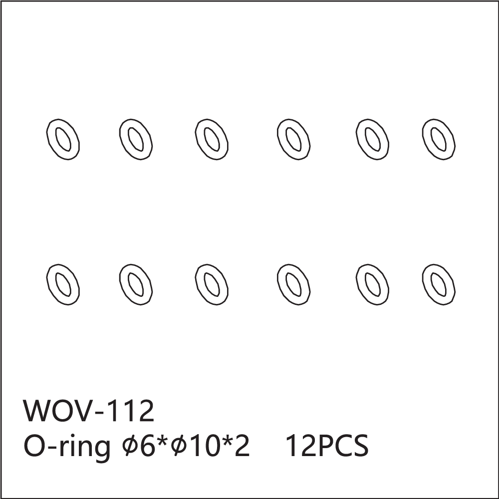 WOV-112 Wov Racing O-ring 6x10x2