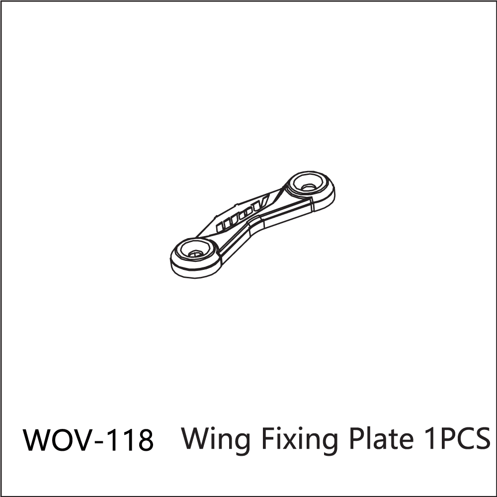 WOV-118 Wov Racing Wing Fixing Plate