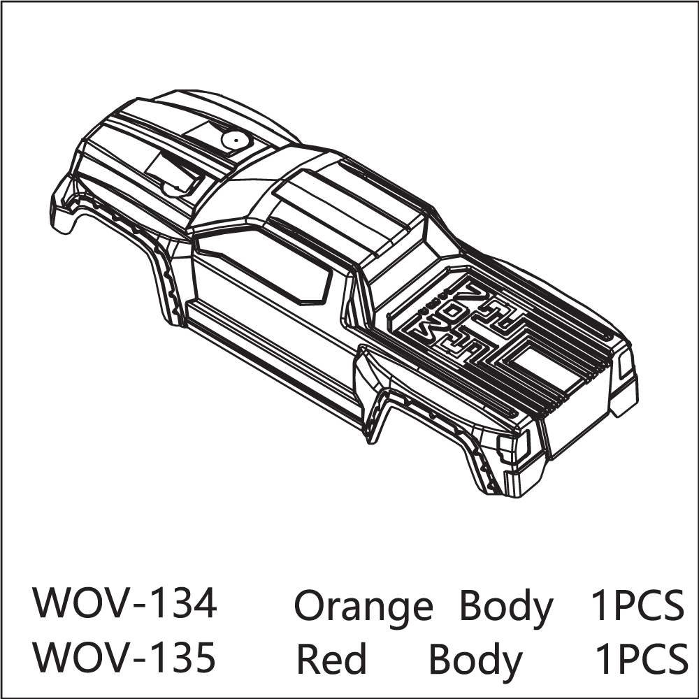 WOV-135 Wov Racing Red body Blitzkrieg