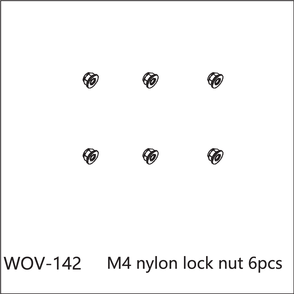 WOV-142 Wov Racing M4 Lock Nuts