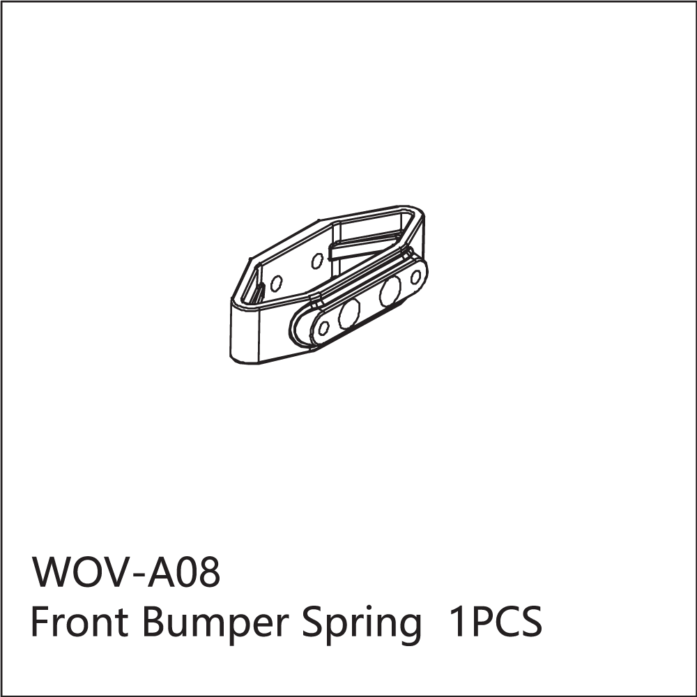 WOV-A08 Wov Racing Front Bumper Dampner
