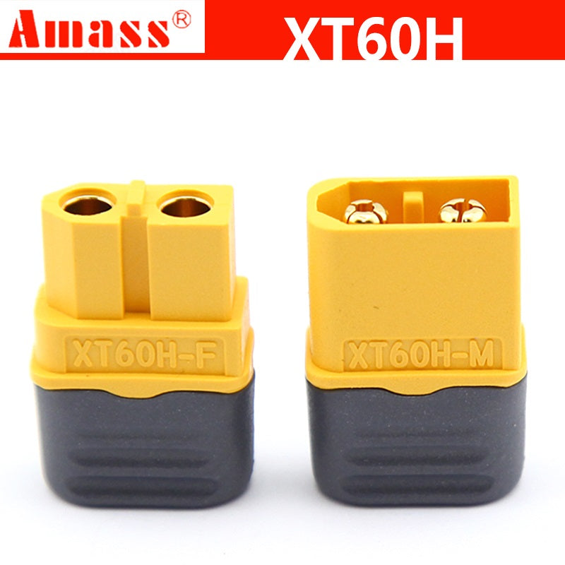 XT60 Connectors by Amass Yellow 2 Pairs