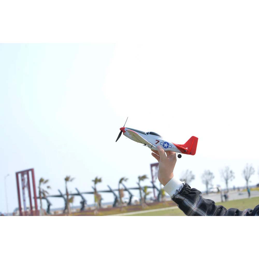 VOLANTEX RC P-51D Mustang 4-Ch Beginner Airplane with Xpilot Stabilize