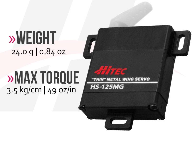 Hitec Micro & Mini Servos (Analog & Digital) HS-125MG