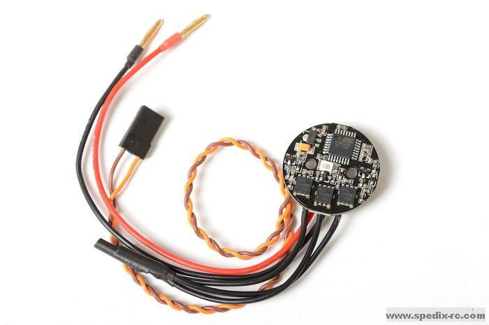 Spedix Round 12A SimonK Program ESC with Green LED