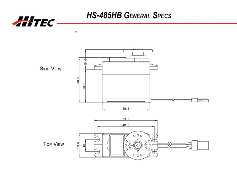 HitecHS-485HB Deluxe HD Ball Bearing Standard Servo