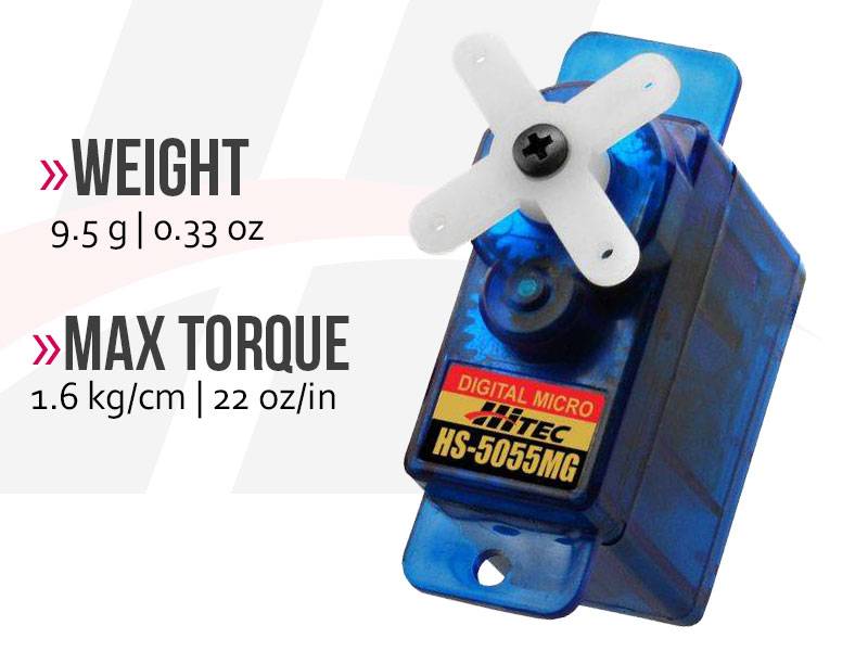 Hitec HS-5055MG Economy Metal Gear Feather Servo