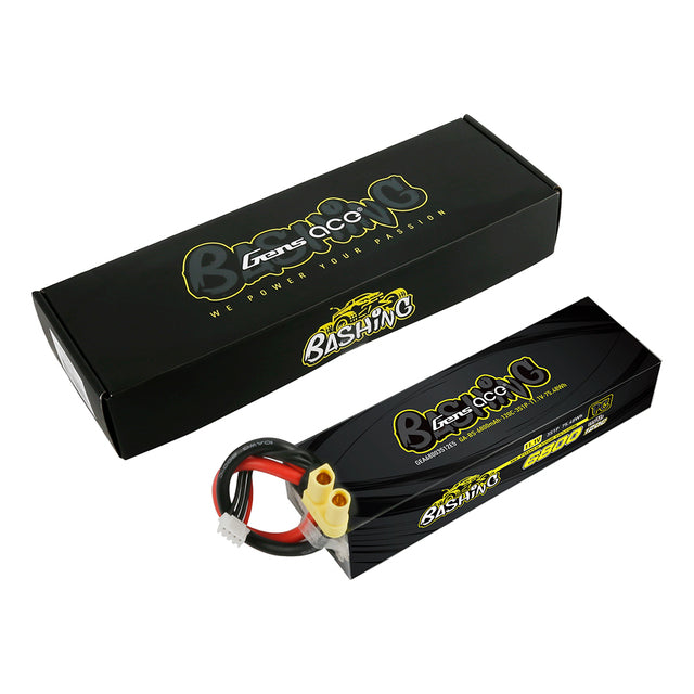 Gens Ace 6800mAh 11.1V 120C 3S1P Lipo Battery Pack With EC5 Plug
