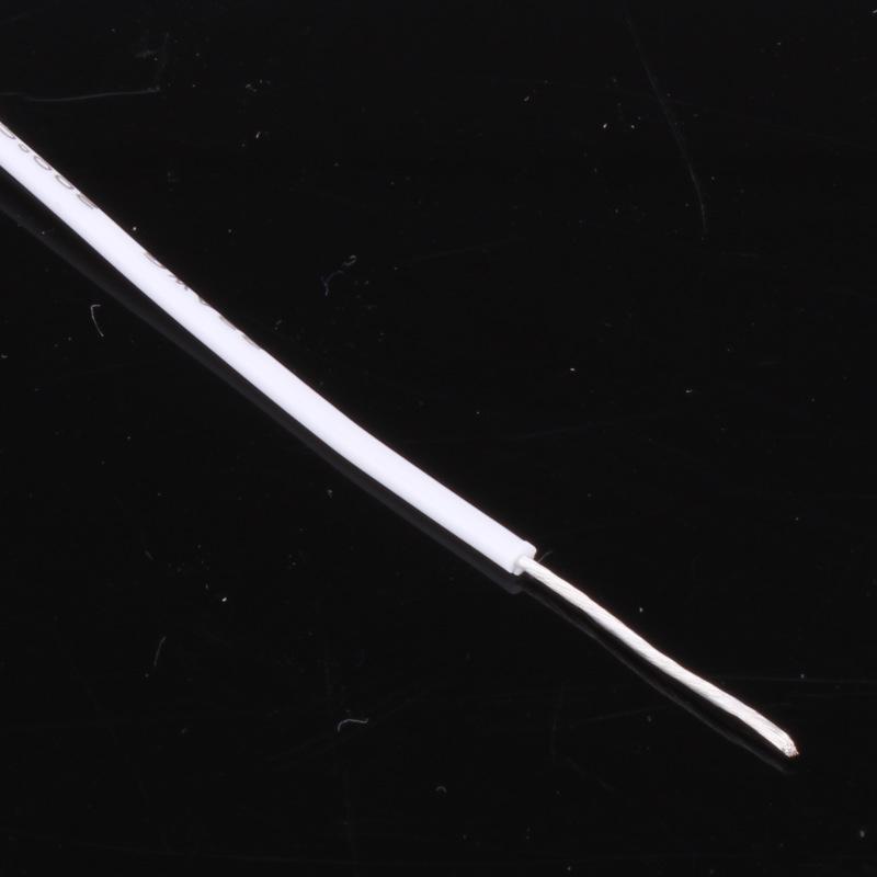 22 AWG Bulk Roll Silicone Wire Priced for Per Foot - White