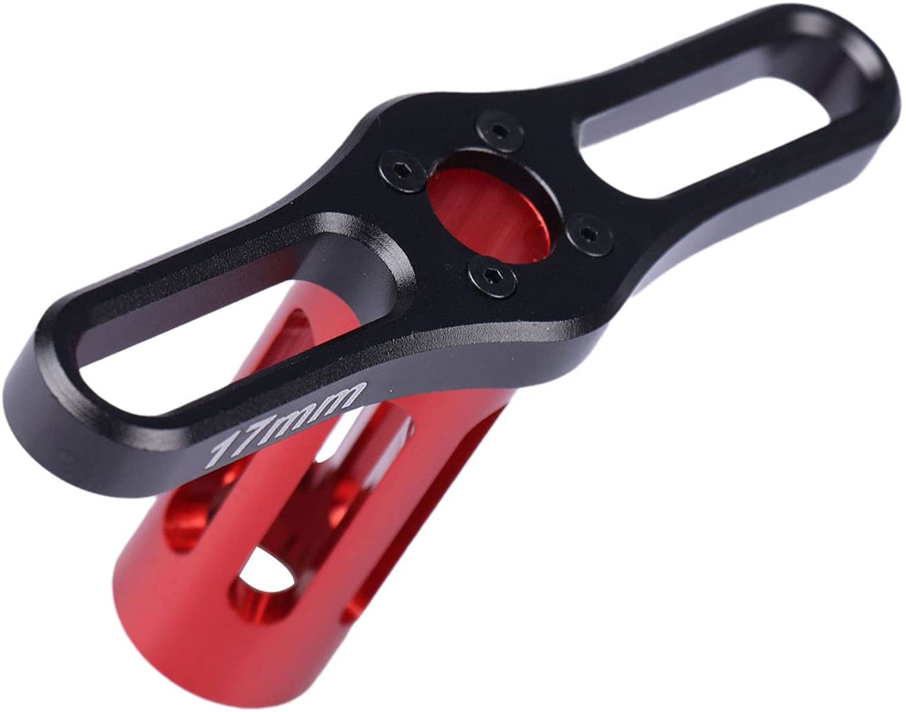 17mm Wheel Hex Sleeve Wrench For 1/8 Scale RC Cars Tires(Red)